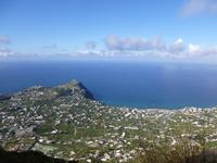 Blick auf Forio beim Epomeoaufstieg 
