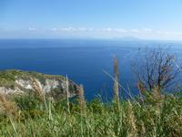 Im Hintergrund Capri