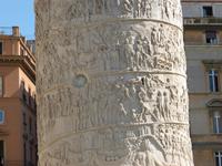 Gravour an der Trajansäule