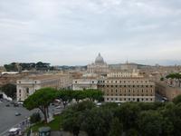 Blick von der Engelsburg Richtung Petersdom