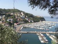 Ausblick von Agropoli auf den Hafen