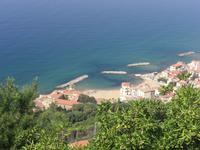 Blick von Castellabate auf den Küstenort Marina de Ca... 