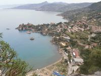 Blick auf Küste Cefalu's