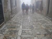 auf dem  Monte Erice im Nebel