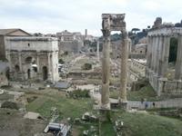 Ausblick auf das Forum von den Capitolinischen Museen