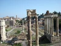 Blick über das Forum Romanum