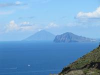 Lipari - Blick nach Stromboli u Panarea