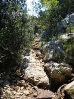 Wanderweg zwischen der Cala Luna und der Cala Fuili