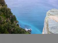 Ausblick aufs Meer bei Nonza