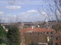 Ausblick auf Rom vom Gianicolo-Hügel