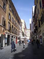 ... Spaziergang vom Trevibrunnen zur Spanischen Treppe ...