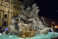 Rom bei Nacht (Piazza Navona)