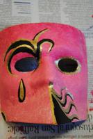 fertige Masken der Gäste