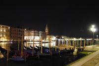 Abendlicher Blick in Richtung Markusplatz von Campo Salute