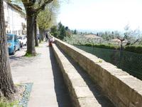 Rückweg zum Bus Assisi