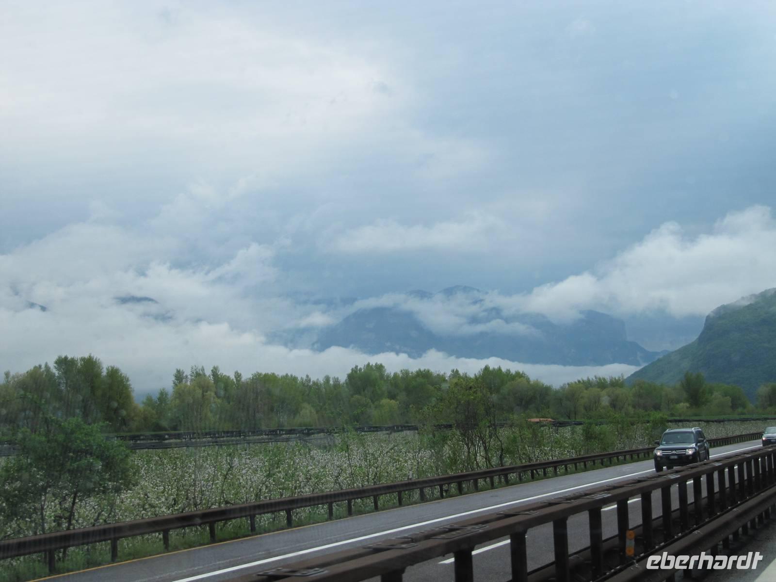 Fahrt durch Südtirol