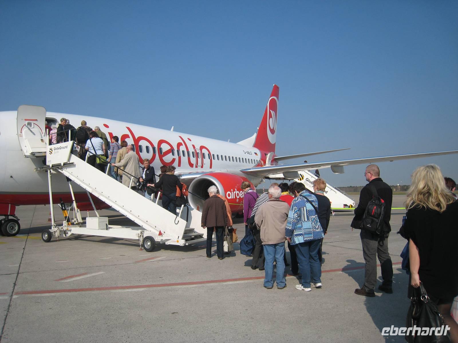 Start in Berlin Tegel mit Air Berlin