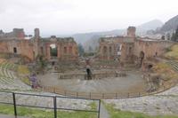 Im Griechischen Theater Taormina