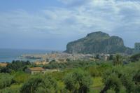 Blick auf den Rocca di Cefalu