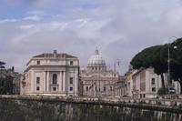 Rückblick zum Petersdom