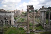 Forum Romanum (Ausblick von den Kapitolinischen Museen)