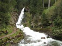 Kleiner Wasserfall am Etappenziel