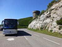 Cap Corse Bus am Turm Losse