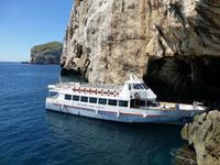 Neptunsgrotte - unser Boot