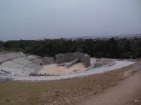Syrakus _Antikes Theater in der Archäologischen Zone 