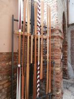 Paddel für venezianische Gondeln