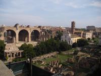 Blick ins Forum Romanum