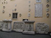 im Hof der Kapitolinischen Museen