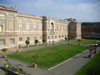 Blick auf die Vatikanischen Museen