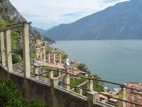 Blick von den Limonenhainen zum See