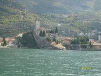 Blick zur Skaligerburg in Malcesine