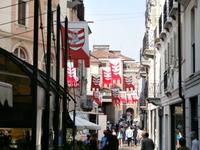 Asti-geschmückt für den Palio