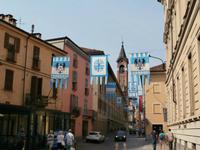 Asti-geschmückt für den Palio