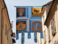 Asti-geschmückt für den Palio