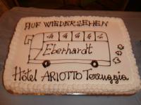 Dessert im Hotel zum Abschied