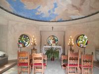 Botanische Gärten der Villa Taranto in Intra-Mausoleumkapelle