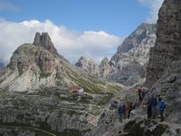 Bergpfad zur Drei-Zinnen-Hütte