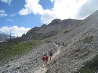 Bergpfad an den Gaiseln