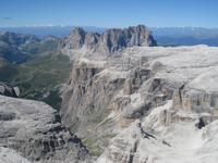 Langkofelgruppe vom Piz Boe