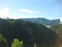 Auf der Fahrt zur Plose