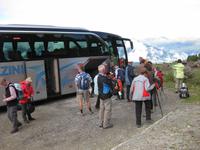 Start zur Wanderung auf der Plose