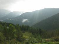 Auffahrt zum Penser Joch