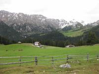 Blick zur Gampenalm