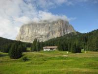 Der Langkofel, das Wahrzeichen des Grödnertales