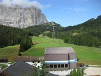 Talstation einer Bergbahn im Grödnertal