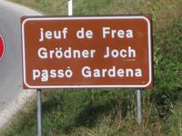 Wir sind am Grödner Joch 